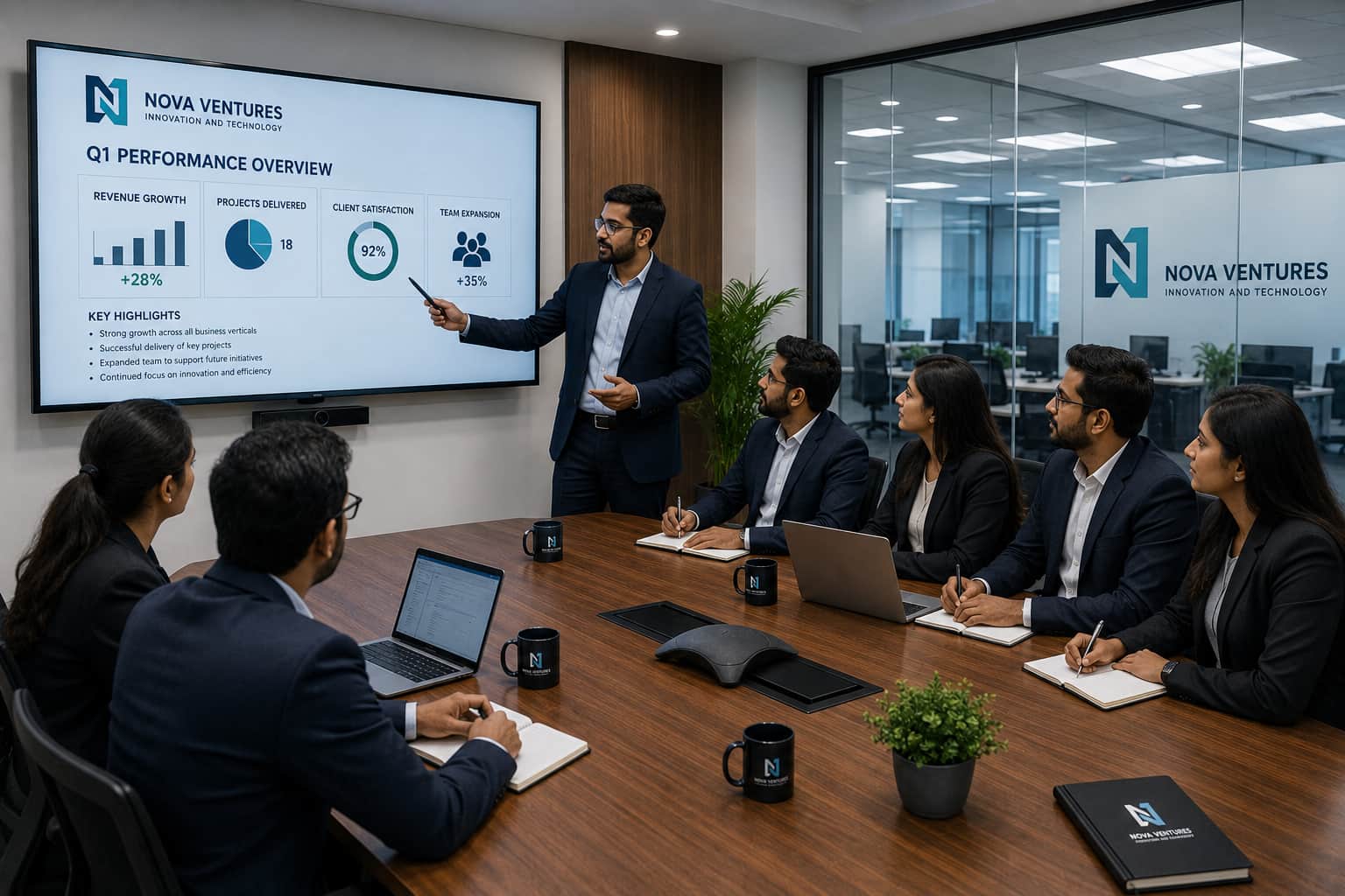 IT / Software page - product review meeting